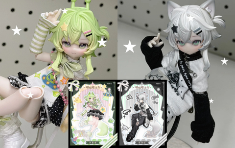 喵喵喵次方 単品ドール「外星咪」「银渐层」