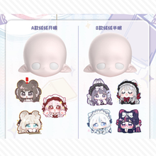【予約】绒绒晚安  素体+ウィッグ用後頭部パーツ+未塗装フェイス(A/B)