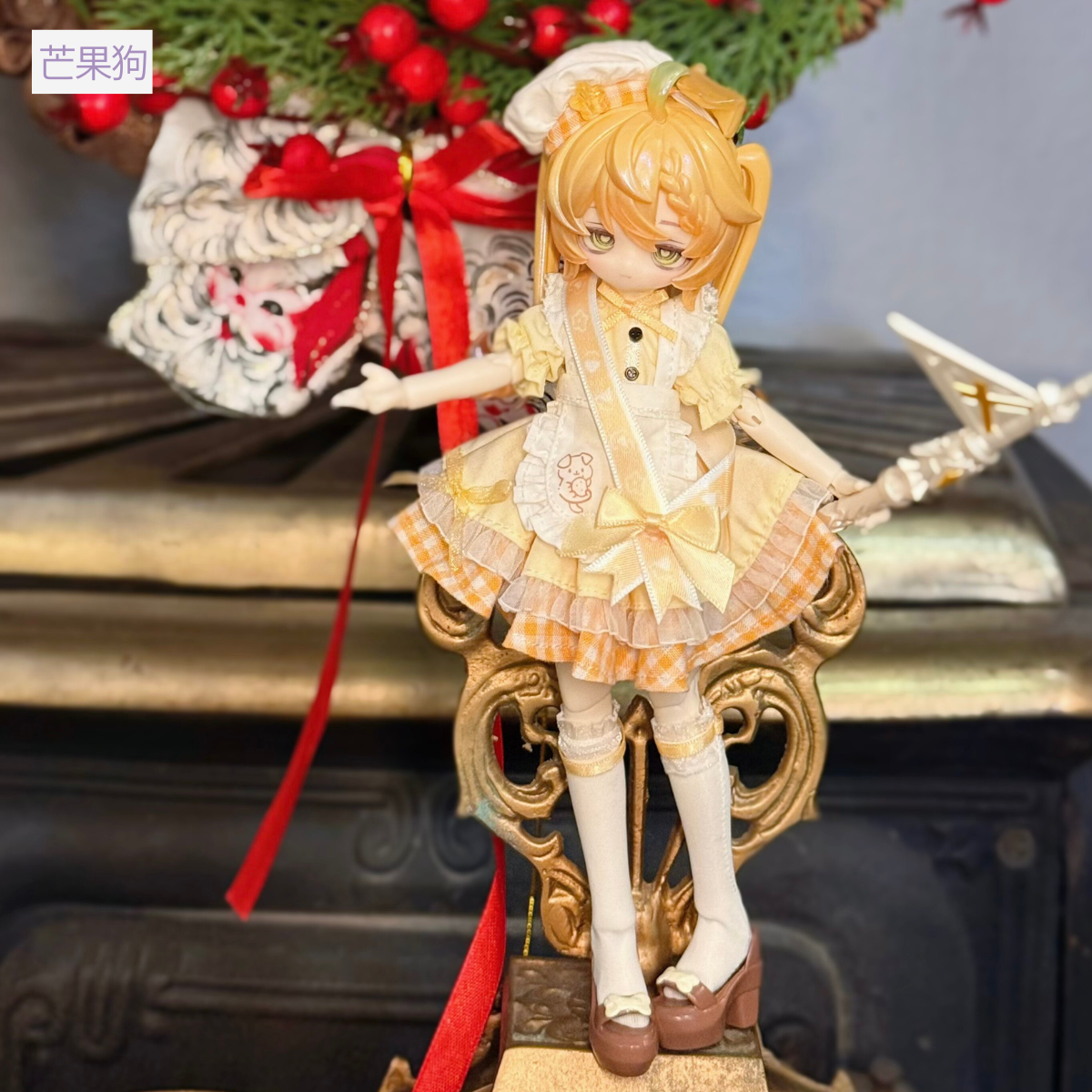 【現品】ルナロア クリスマス単品ドール 芒果狗