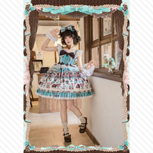【予約】不落幕幻梦集 チョコミントワルツ ロリータJSK(人間用衣装)