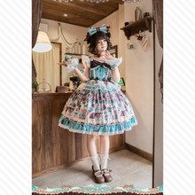 【予約】不落幕幻梦集 チョコミントワルツ ロリータJSK(人間用衣装)