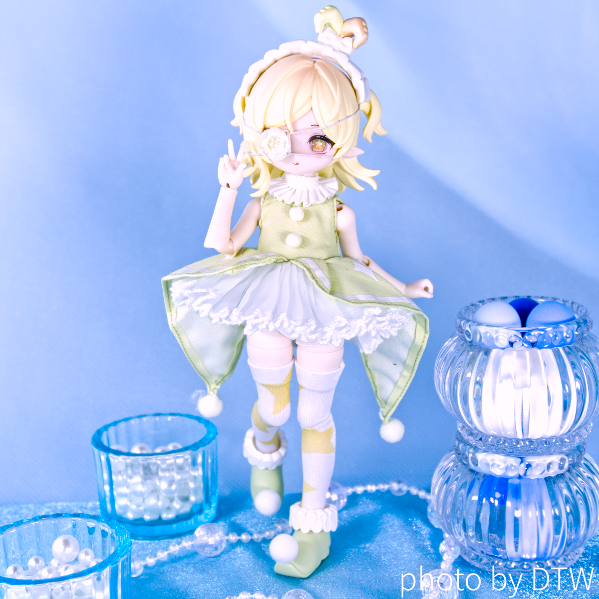 【現品】Minty2 クリスタ【ラヴィア型透明ヘアパーツ付】